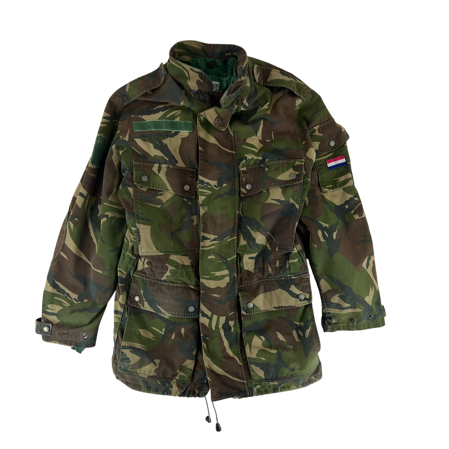 Dutch Army M93 DPM Woodland Camouflage Combat Jacket w/ Waterproof Liner - Large