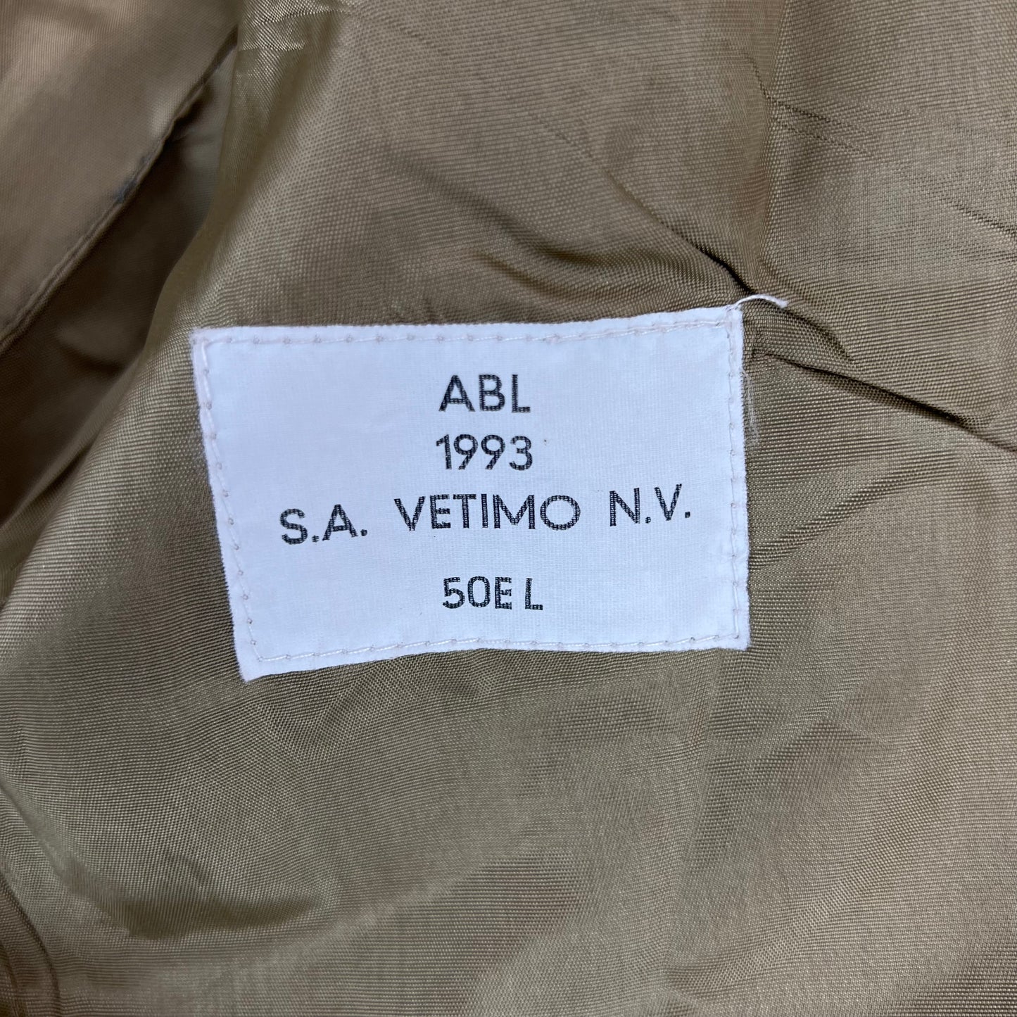 Belgian Army Khaki Tan Dress Jacket - Medium