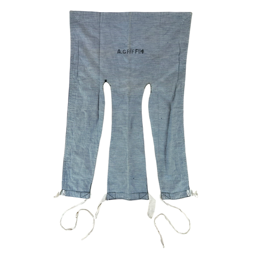 British Royal Navy WW2 Jean Blue Ratings Collar