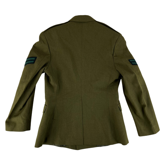British Army No. 2 Khaki Green Dress Jacket - Royal Irish Rangers - Medium 170/104