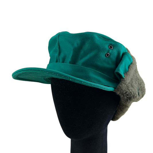 Austrian Army Green Cold Weather Winter Trapper Cap - Large 59cm