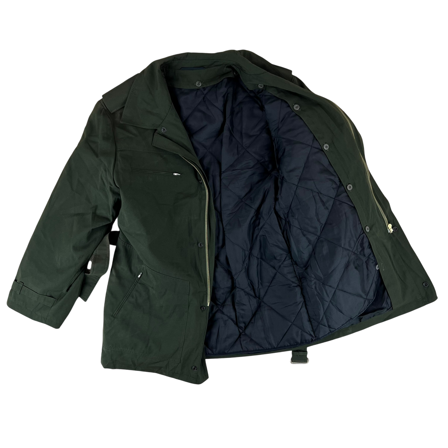 Slovak Army M97 Guard's Coat Olive Drab w/ Liner - Large