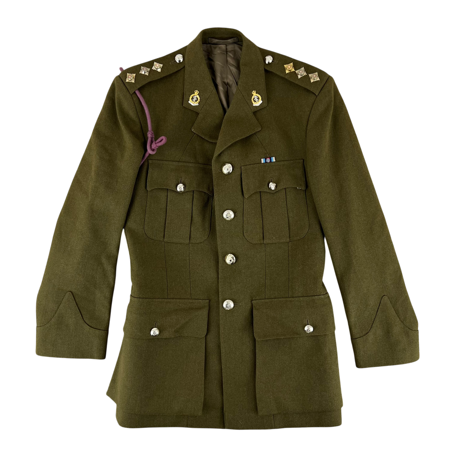British Army Old Pattern No. 2 Olive Green Dress Jacket - RAMC - Large