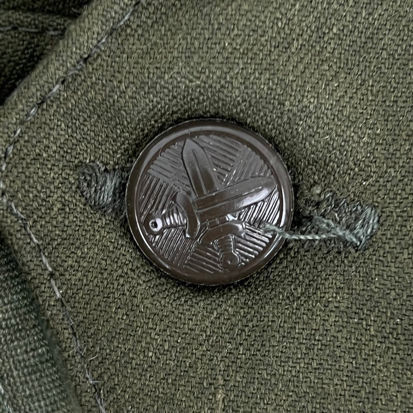 Czechoslovak Army M85 Field Parka Olive Green w/ Belt - Large 188/106