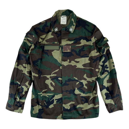 Italian Army Roma 90 Woodland Camouflage Combat Jacket - XX Large
