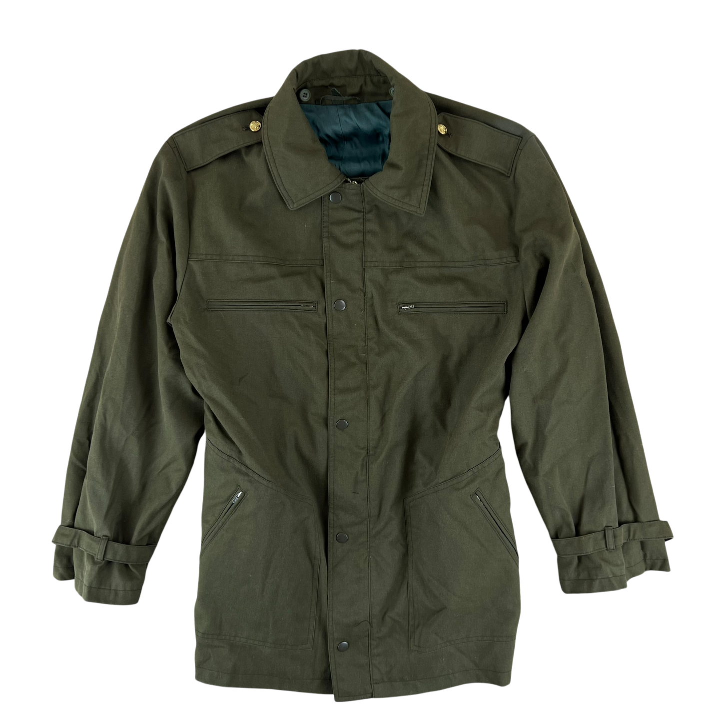 Czechoslovak Army M85 Guard's Coat Olive Green - Medium