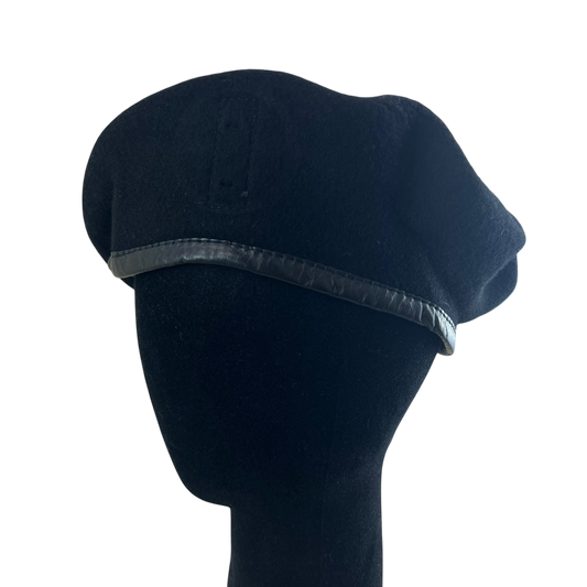 Finnish Navy M91 Black Beret - Medium 57cm