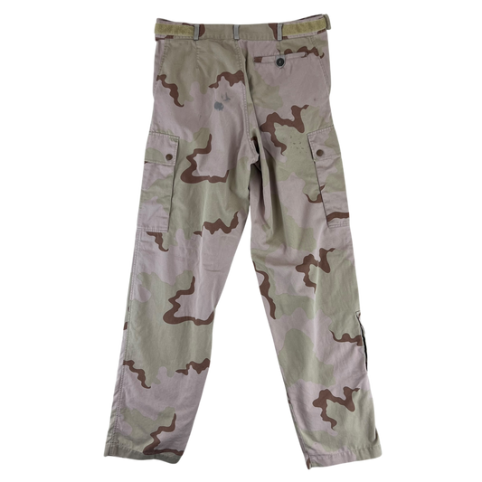 Dutch Army M93 Desert Tricolour Camouflage Combat Trousers - W34 L34