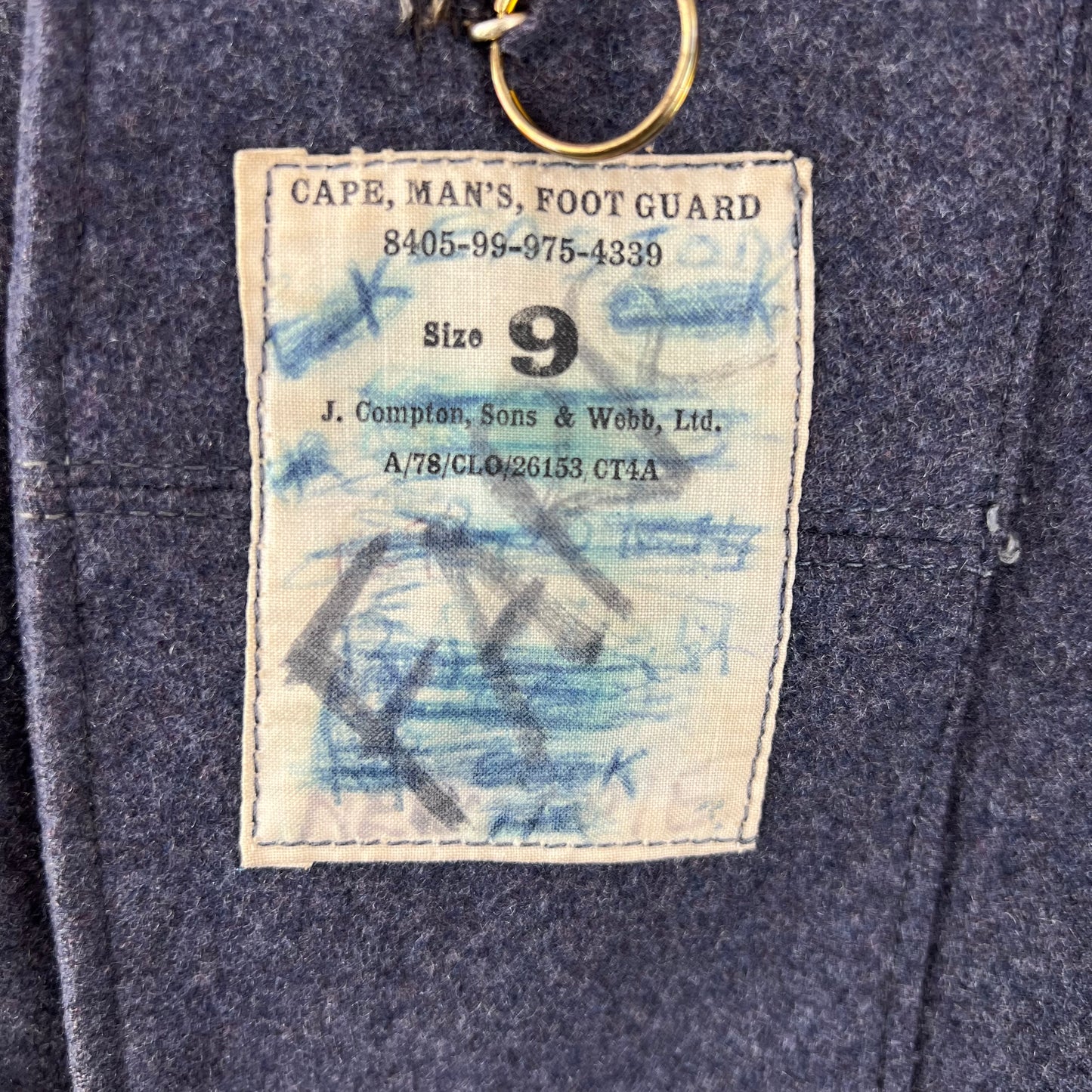 British Army Bandmans Footguards' Rain Cloak - Large