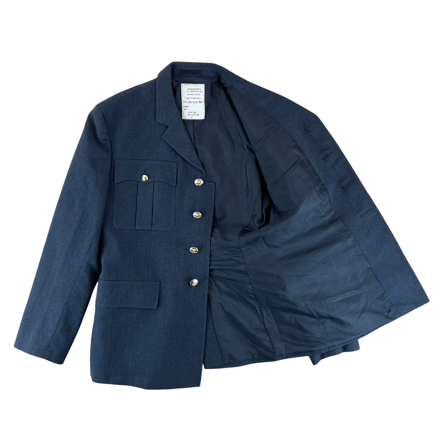 British Air Force RAF No. 1 O.A. Dress Jacket - Large 172/112