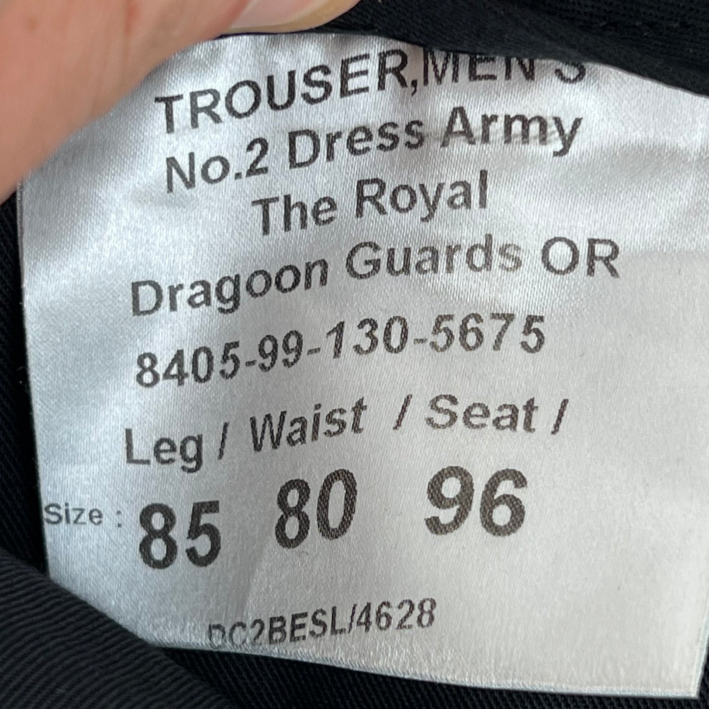 British Army Royal Dragoon Guards No. 2 Dress Trousers - W32 L30