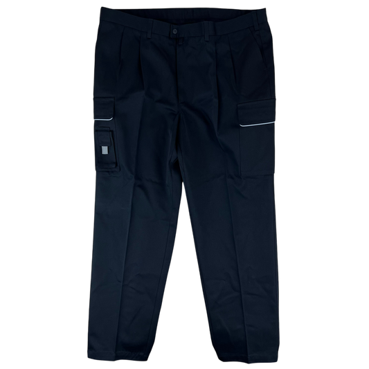 Finnish Navy M83 Black Work Trousers - W43 L33.5