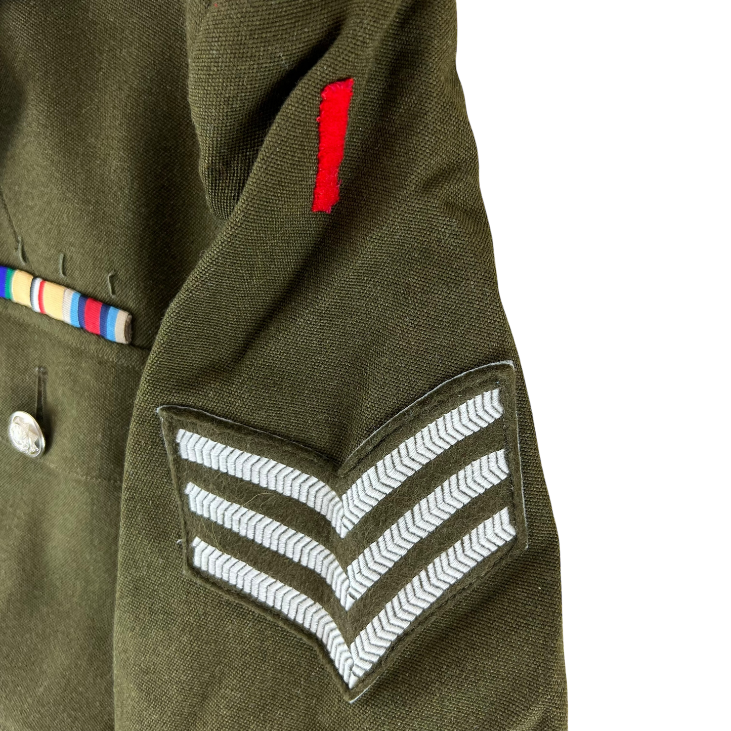 British Army 1980 Pattern No. 2 Olive Green Dress Jacket - Coldstream Guards - Large 188/108