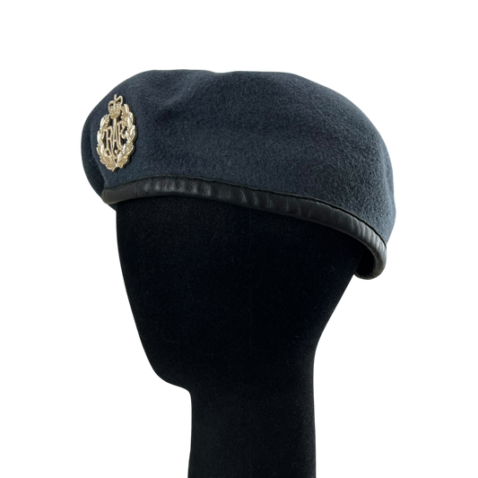British RAF Beret w/ Badge - Large 59cm