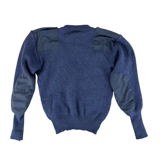 British RAF Wool V Neck Pullover Jersey Jumper - Medium 100cm