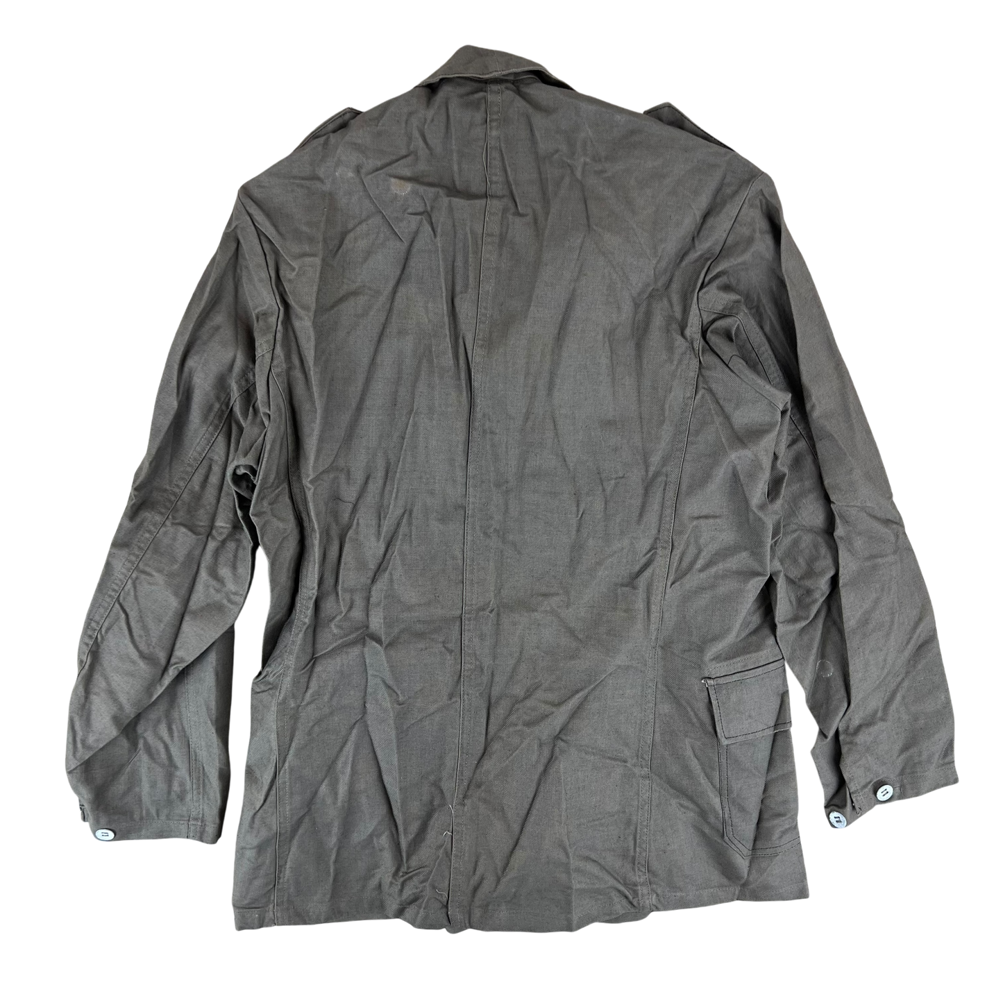 Swedish Army M40 "Grötrock" Brown Work Jacket - Large