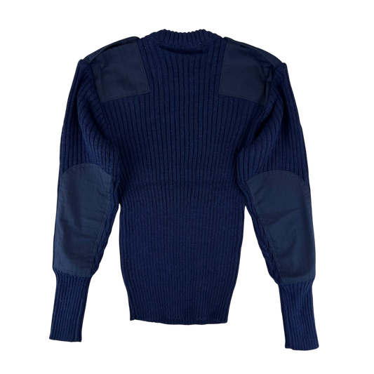 British Royal Navy Wool Crew Neck Pullover Jersey Jumper - Medium 100cm