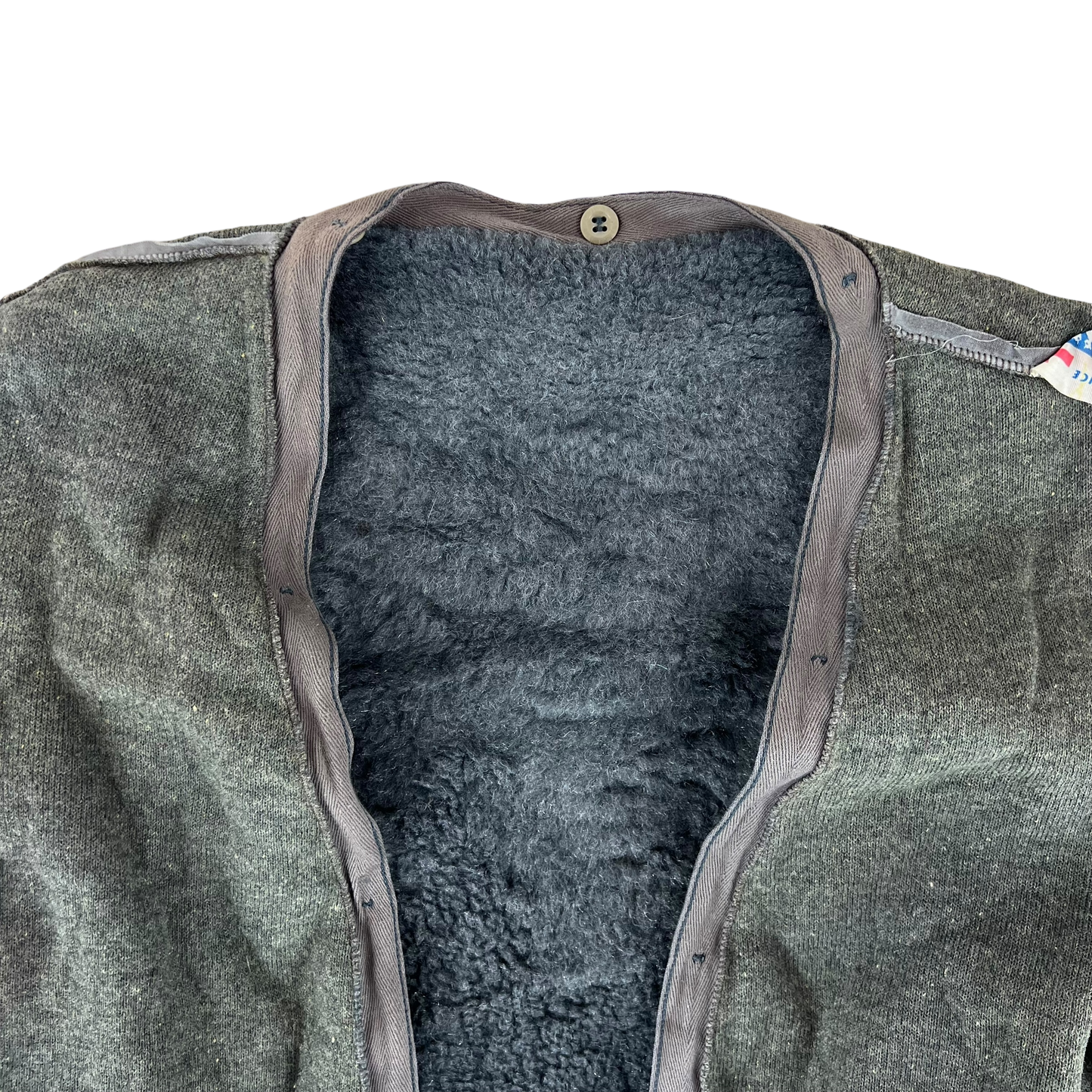 Czechoslovak Army Faux Fur M85 Parka Liner - Medium