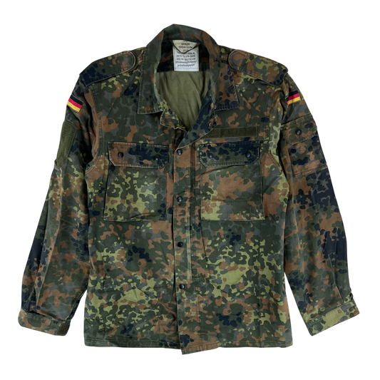 German Army Flecktarn Camouflage Long Sleeve Field Shirt - Large GrNr8