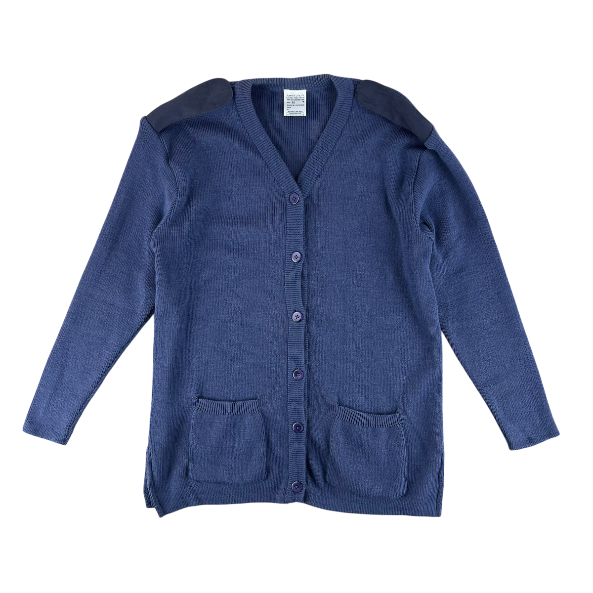 British RAF Women's Blue Grey Cardigan - Medium 92cm