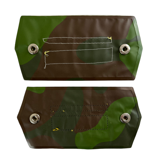 Finnish Army M91 Camo Pair of Rank Cuff Tabs Lieutenant