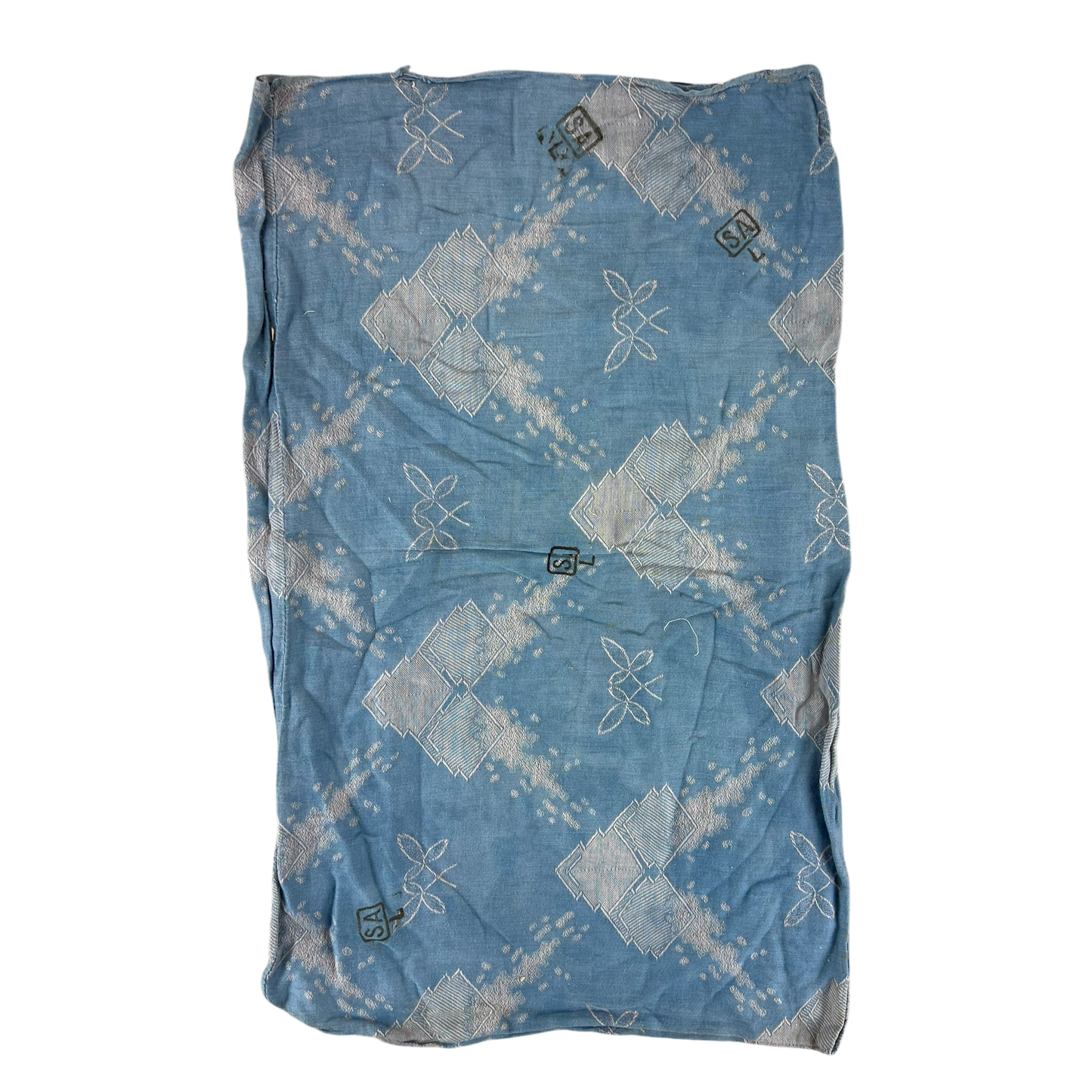 Finnish Army WW2 Pillow Case - Blue & White Pattern