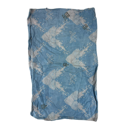 Finnish Army WW2 Pillow Case - Blue & White Pattern