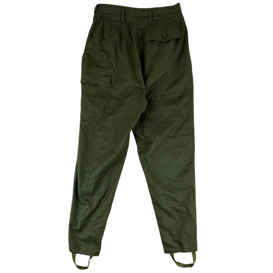 Czechoslovak Army M85 Women's Olive Green Trousers - W28 L30.5