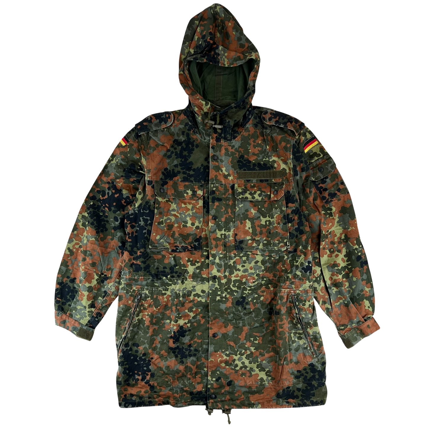 German Army Flecktarn Camouflage Combat Parka - Medium GrNr 13