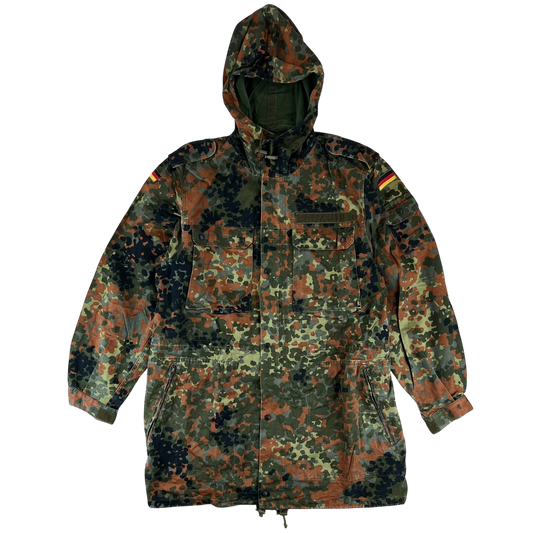 German Army Flecktarn Camouflage Combat Parka - Medium GrNr 13