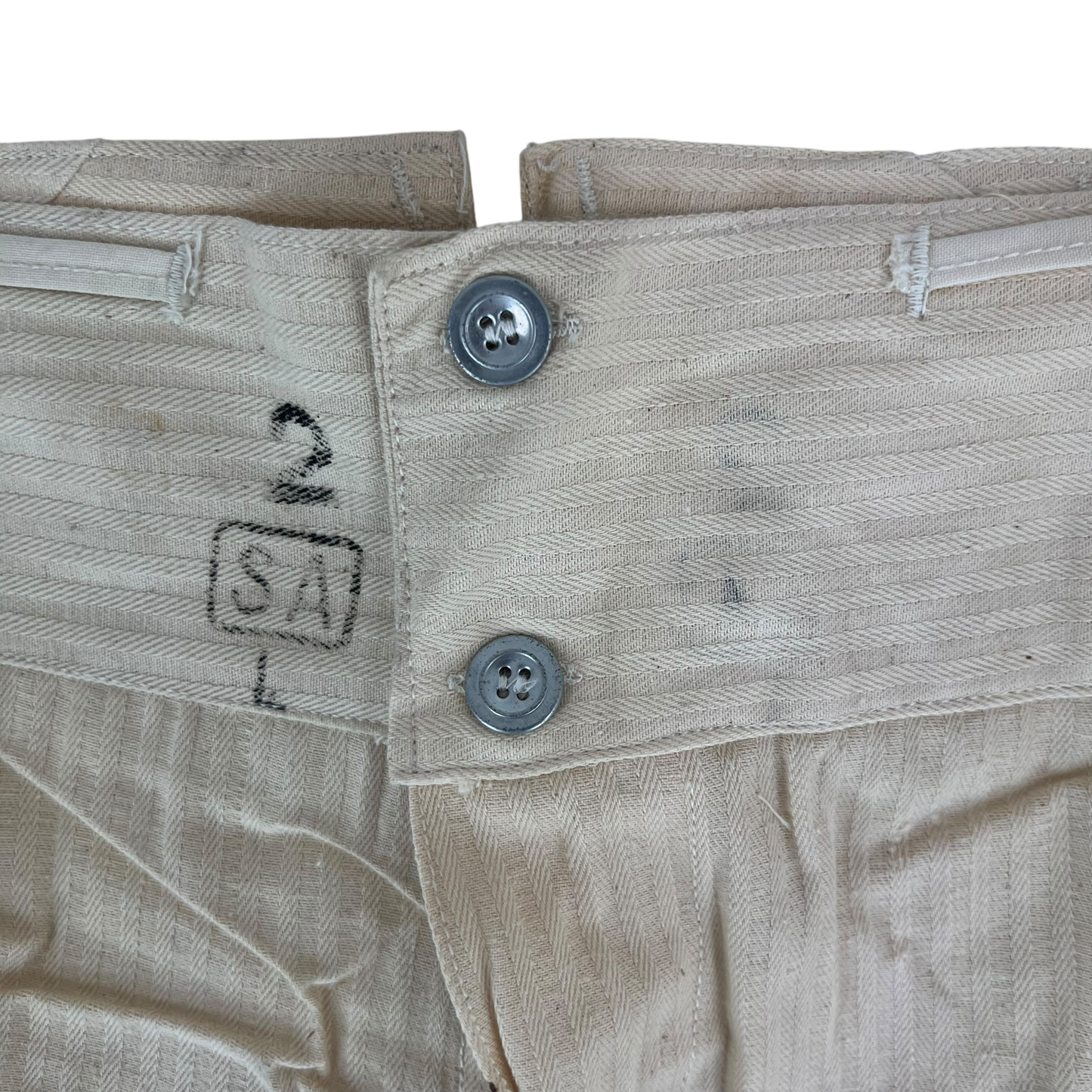 Finnish Army WW2 Medical Pyjama Bottoms - W33 L29.5