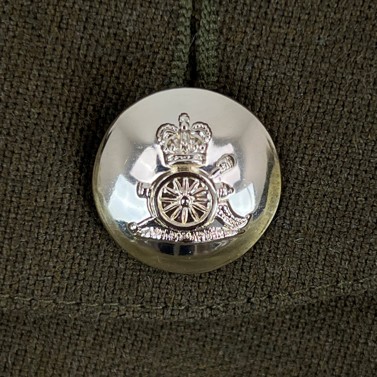 British Army 1980 Pattern No. 2 Olive Green Dress Jacket - Royal Artillery Regiment - Medium 176/104