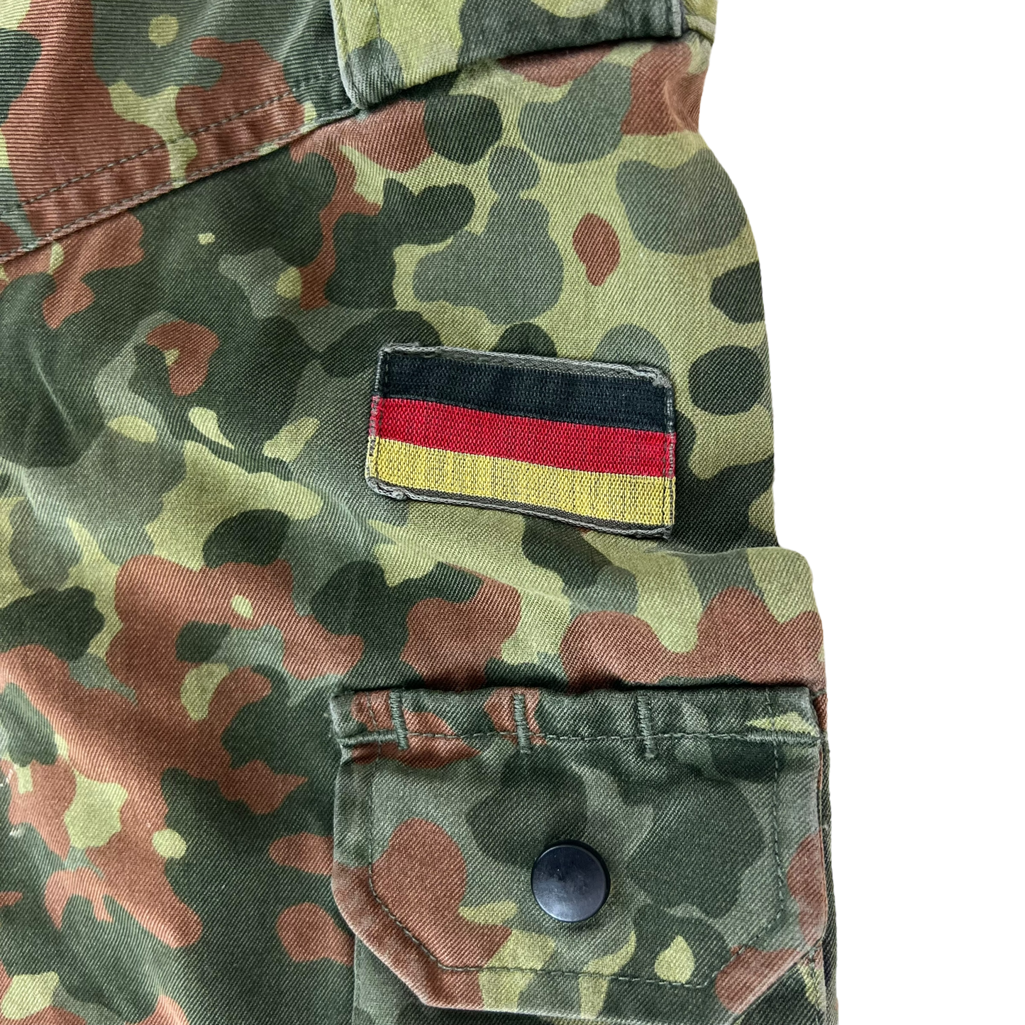 German Army Flecktarn Camouflage Long Sleeve Field Shirt - Large GrNr 9