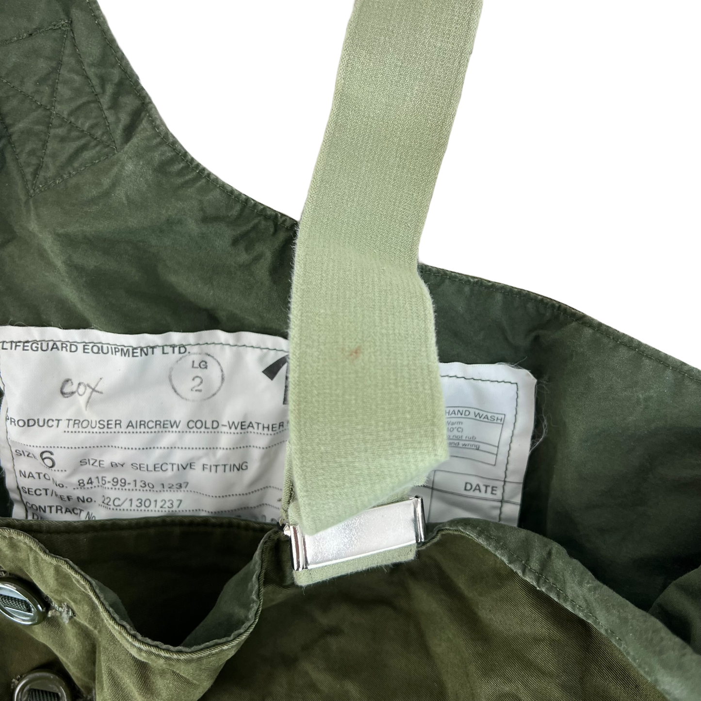 British RAF MK3 FR Cold Weather Aircrew Trousers - W36 L29 SIZE 6