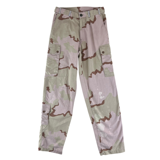 Dutch Army M93 Desert Tricolour Camouflage Combat Trousers - W30 L34