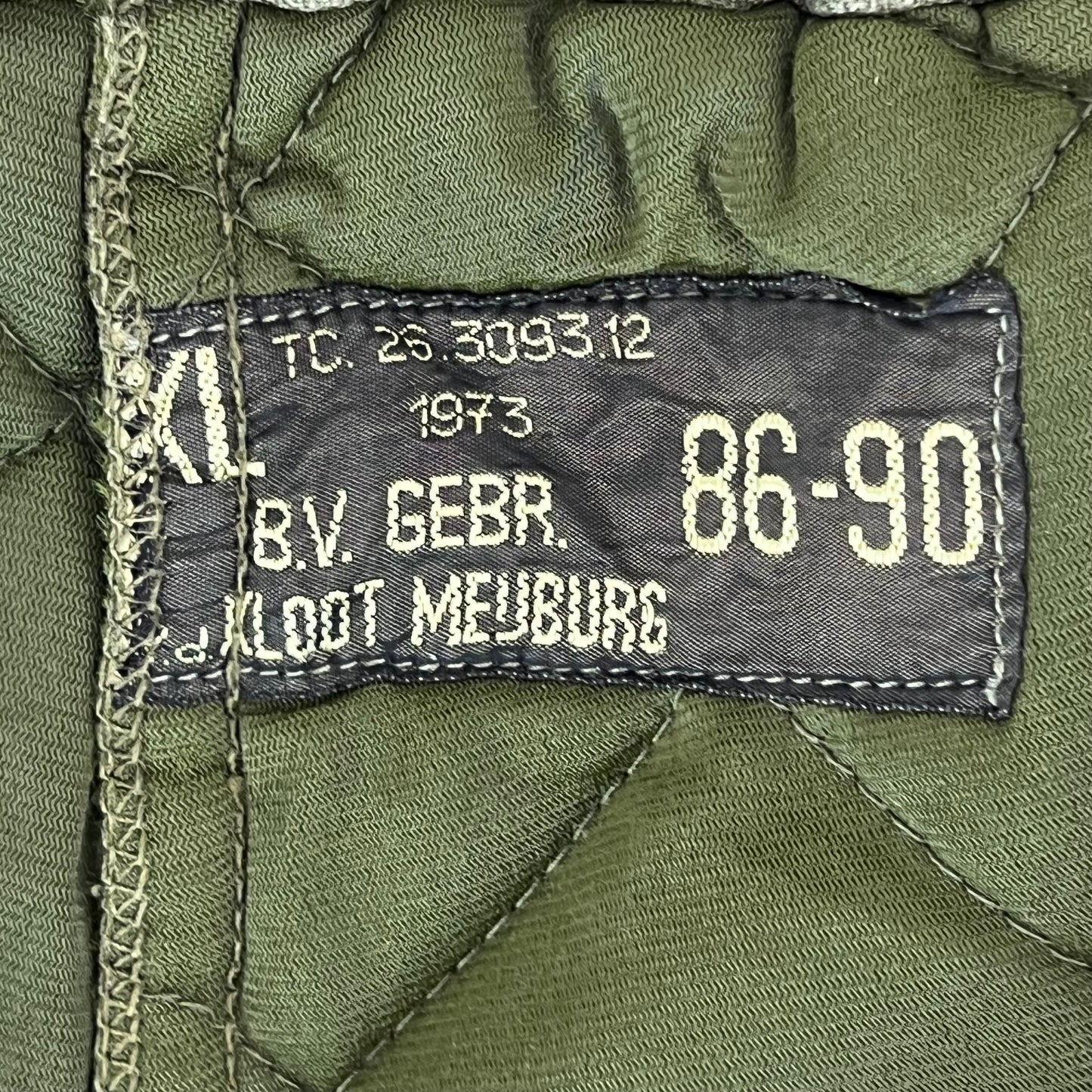 Dutch Army Thermal Quilted Trouser Liner - W36 L25.5