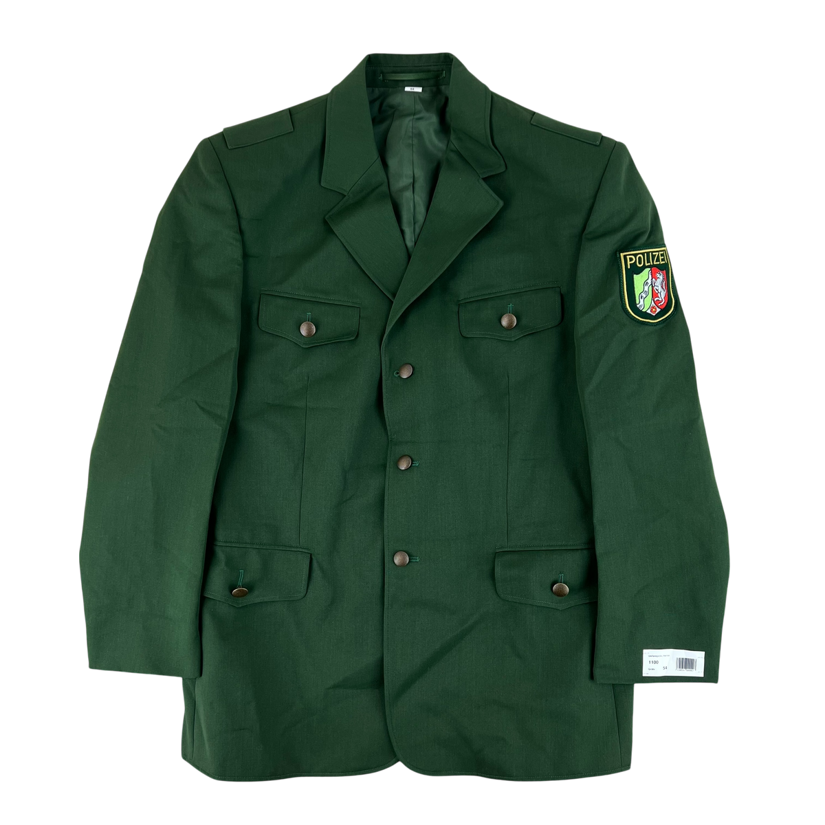 German Police Green Dress Jacket - Large
