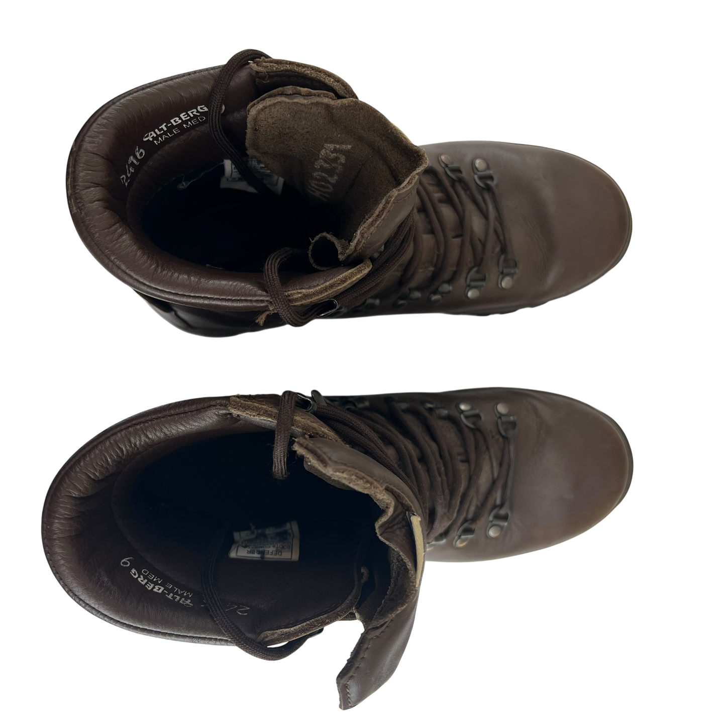 British Army Altberg Defender Brown Combat Boots - Size 9M