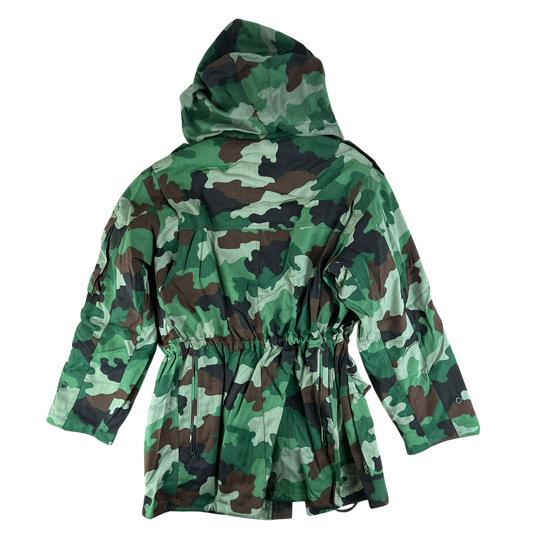 Serbian Army M93 Oak Leaf Camouflage Parka w/ Thermal Liner - Medium 172/100