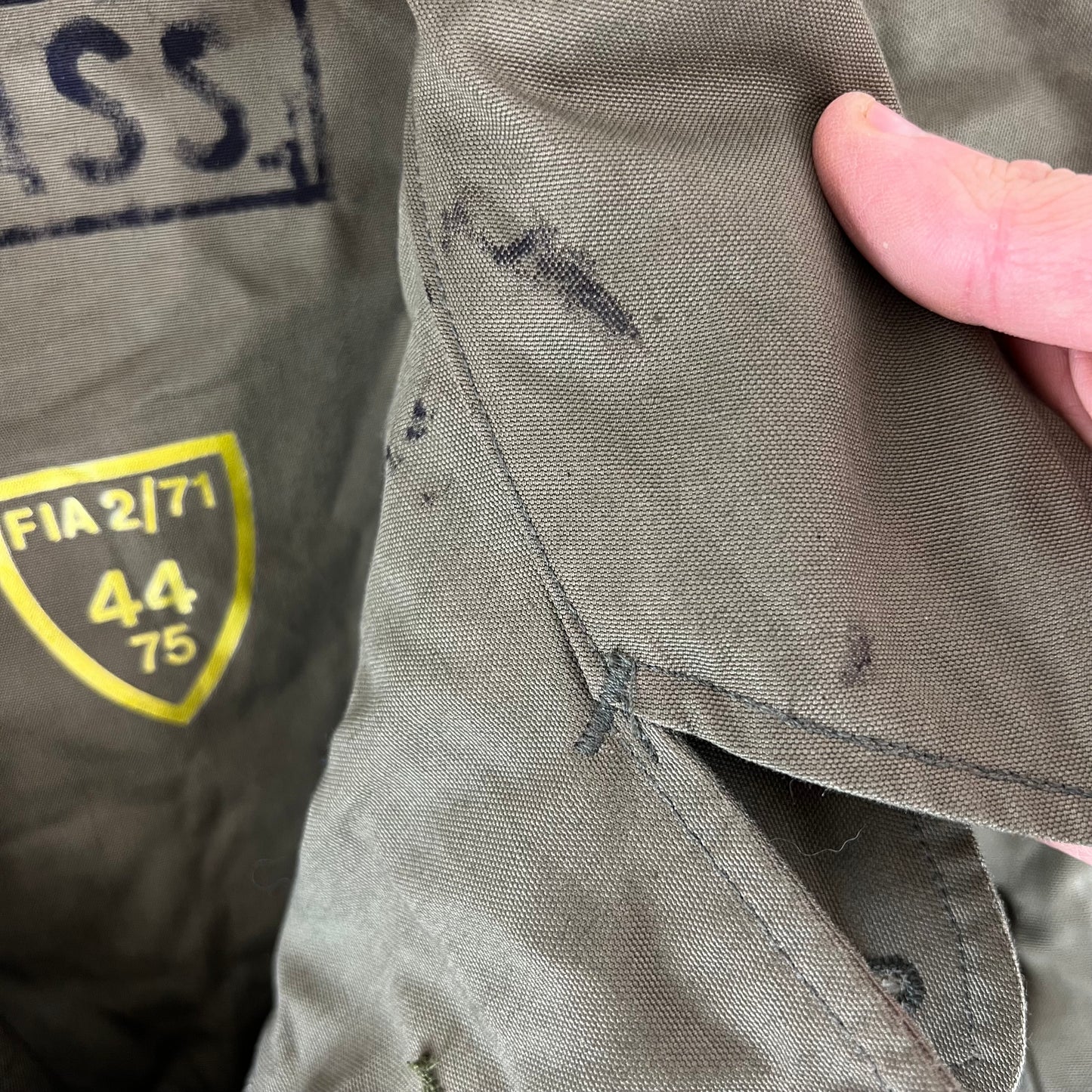 Norwegian Army 70s Olive Green Jacket - Medium