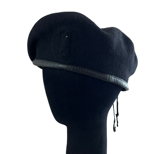 Finnish Navy M83 Black Beret - Medium 58cm