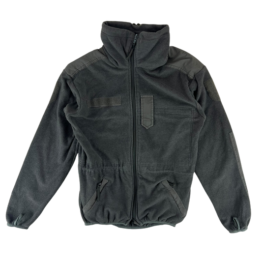 Austrian Army Olive Fleece Cardigan - Small 88-92 III/IV