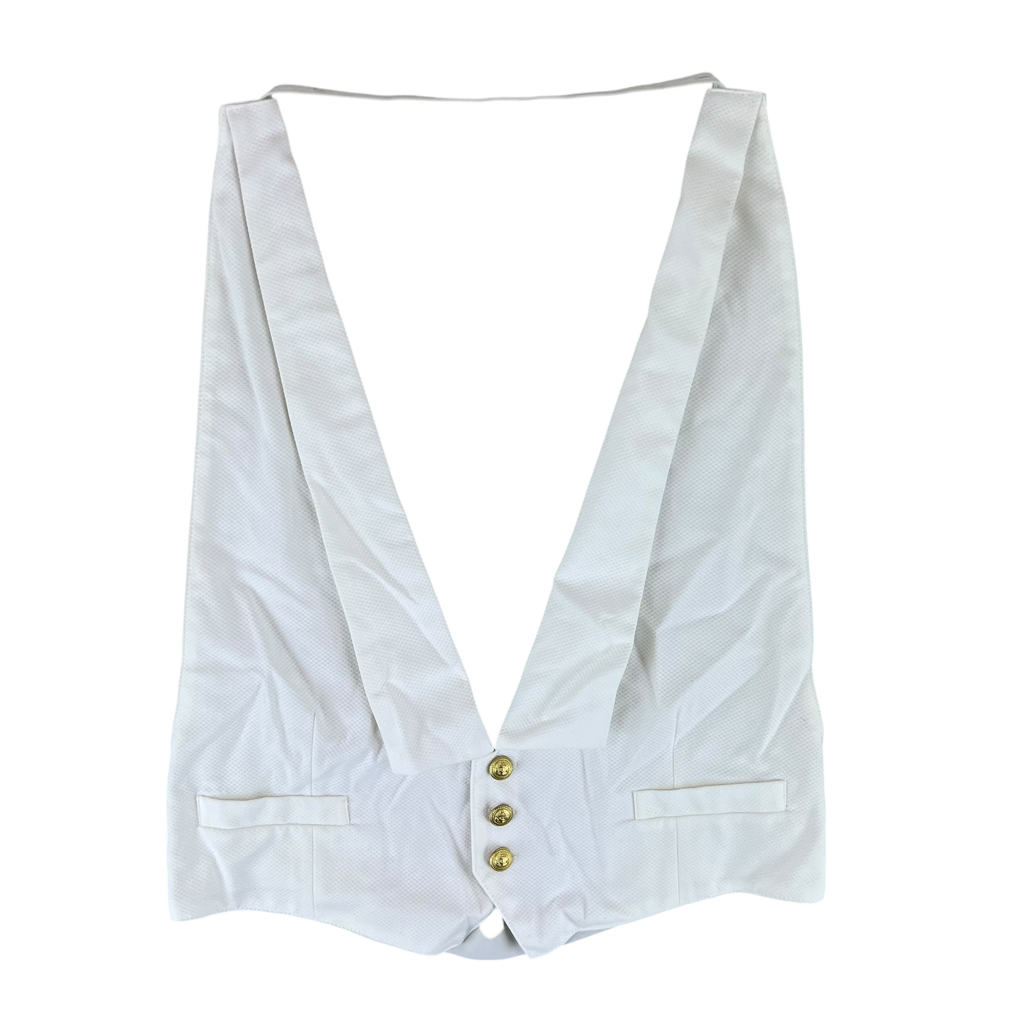 Finnish Navy M83 White / Cream Mess Dress Waistcoat - Large