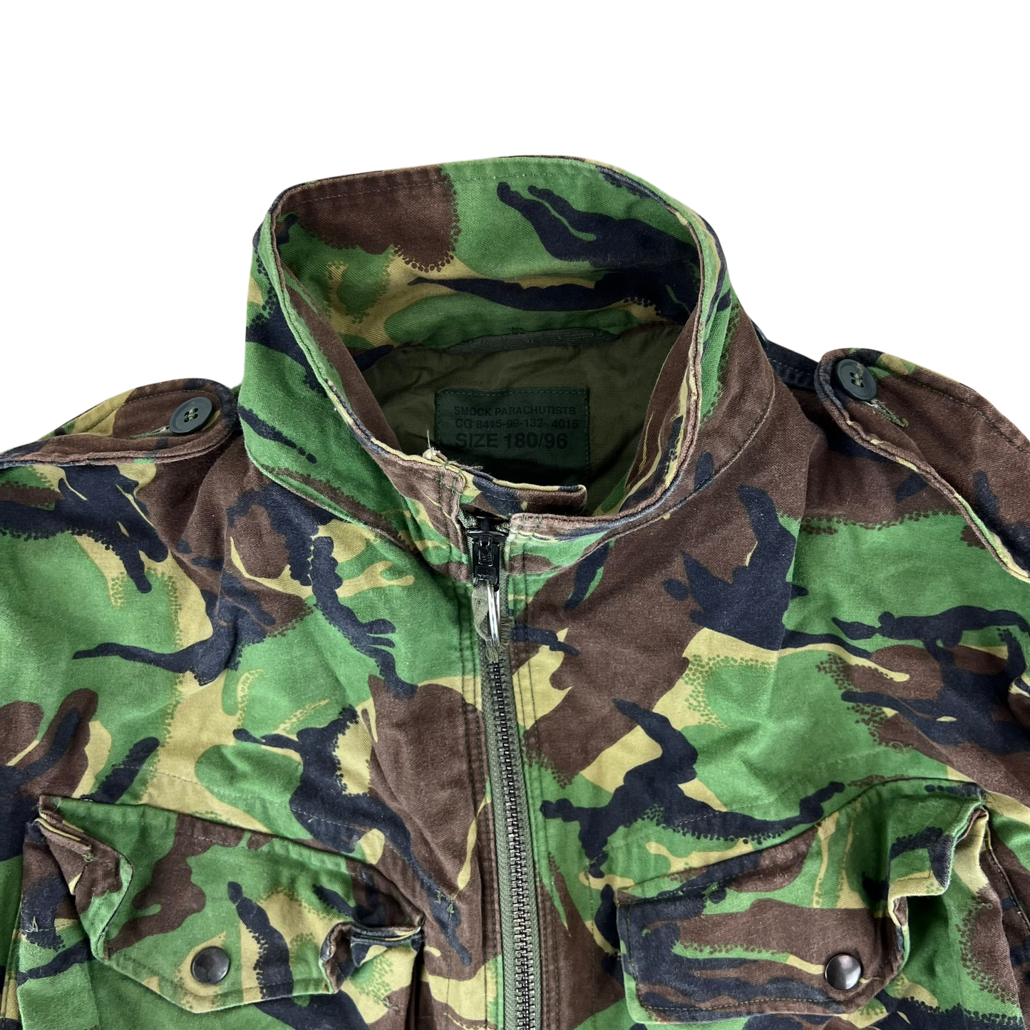 British Army 84 Pattern Woodland DPM Camo Parachutist's Smock - Medium 180/96