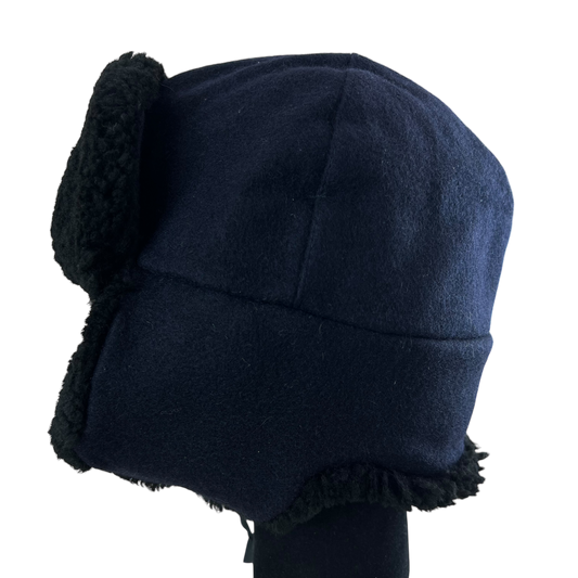 Finnish Air Force Faux Fur Ushanka Hat - Medium