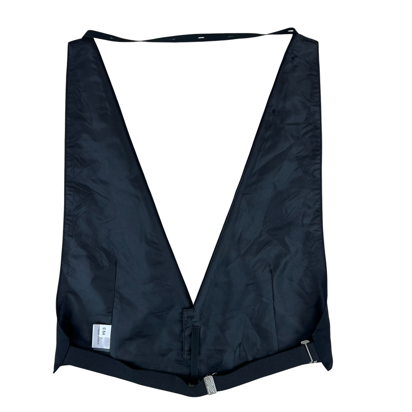 Finnish Navy M83 Black Mess Dress Waistcoat - Large