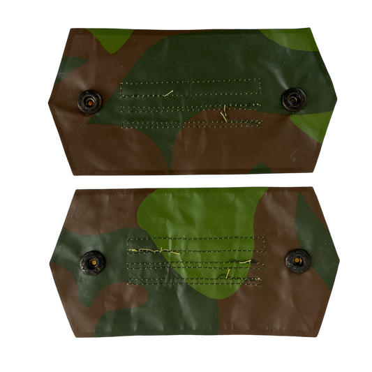 Finnish Army M91 Camo Pair of Senior Lieutenant Rank Cuff Tabs Waterproof