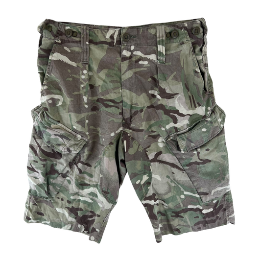 British Army MTP Camouflage Field Tailored Combat Shorts - W33