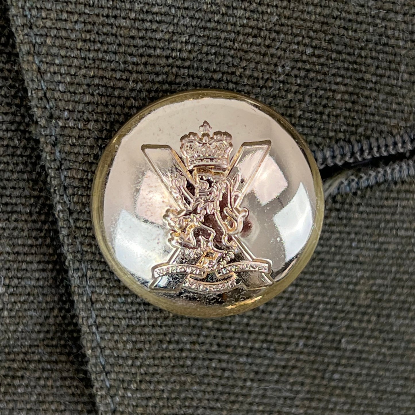 British Army 1980 Scottish Pattern No. 2 Olive Green Dress Jacket - Royal Regiment of Scotland - Large