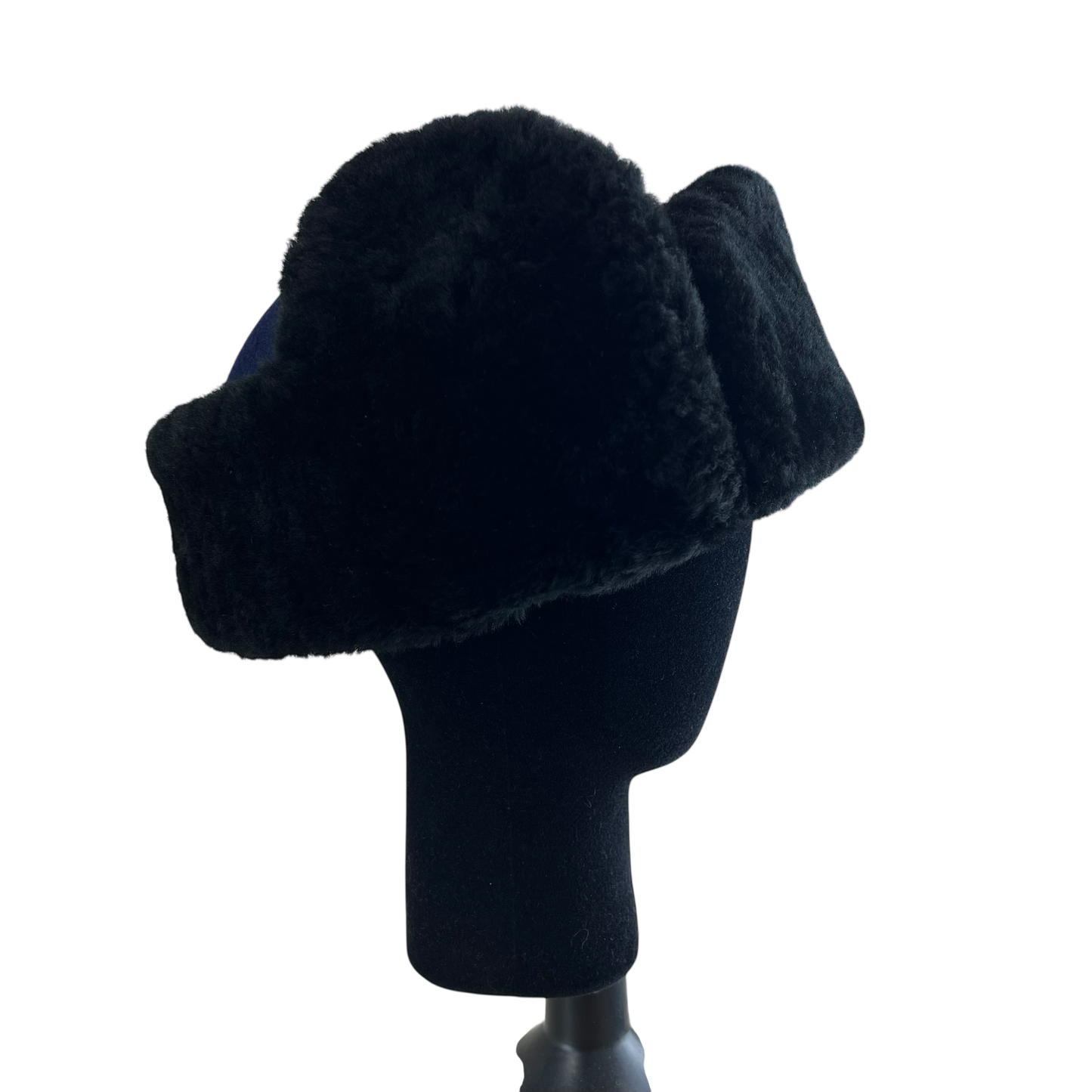Finnish Air Force Faux Fur Ushanka Hat - Medium 57cm